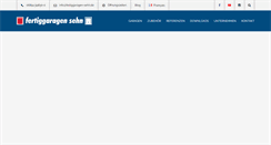 Desktop Screenshot of fertiggaragen-sehn.de