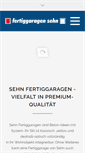 Mobile Screenshot of fertiggaragen-sehn.de