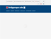 Tablet Screenshot of fertiggaragen-sehn.de